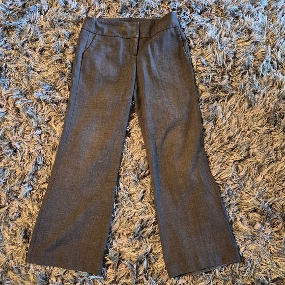 Sandro Paris Grey Low-Rise Flare Trousers - Picture 2 of 8